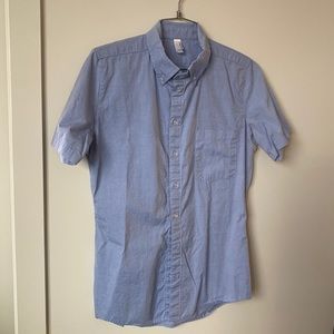 American Apparel Oxford Button Up SS